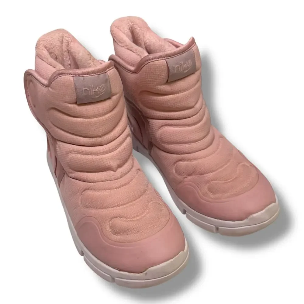 Nike Kids Girls Novice Boot Pink Glaze Size 2 Snow Winter Quilted